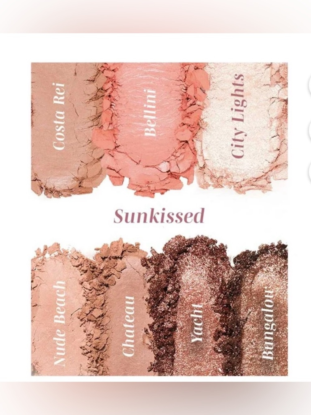 WANDER Beauty Sunkissed Eyeshadow Palette - Peach & Bronze Shades